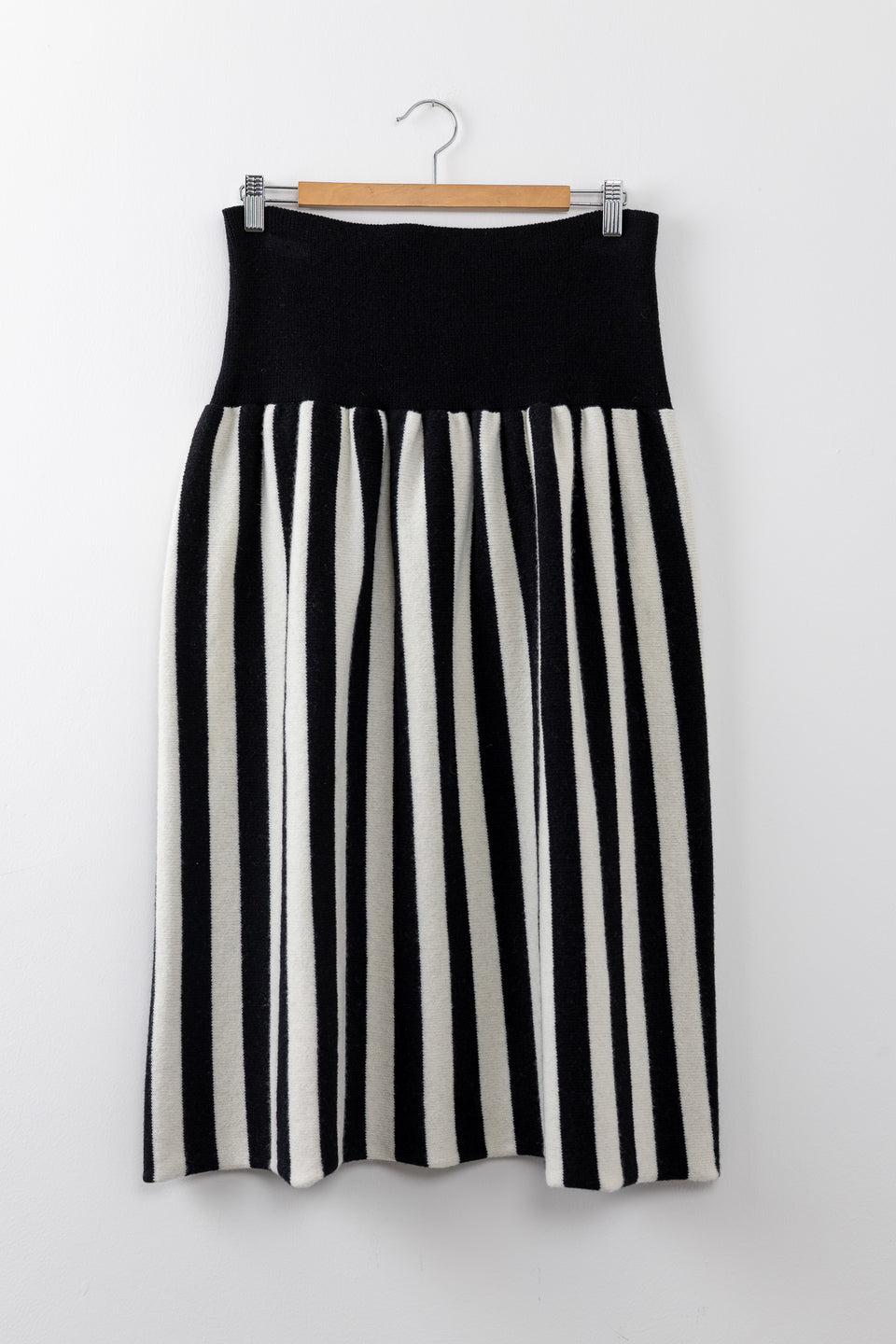 Zebra - gonna rigata nero latte
