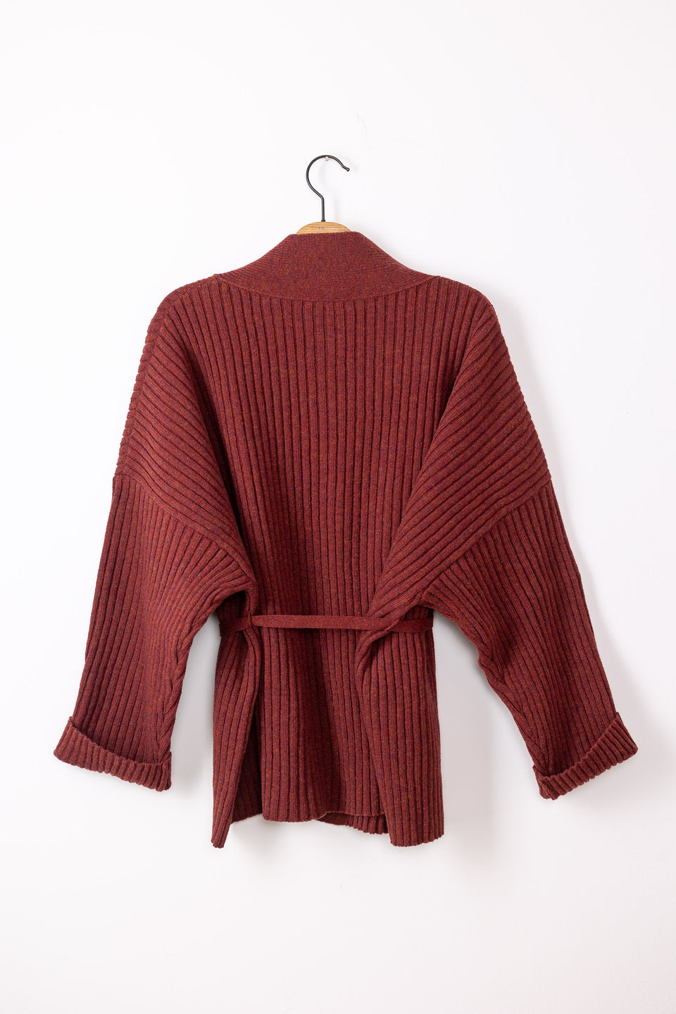 friend cardigan - terracotta