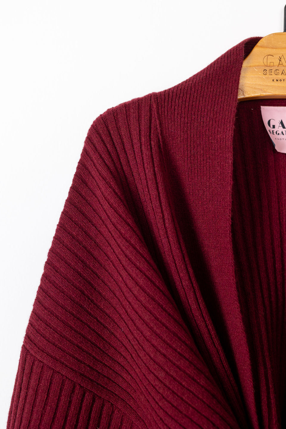 friend cardigan - wine 