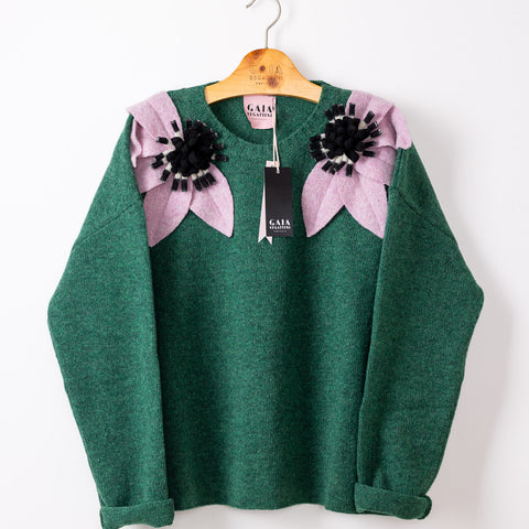 Bloom - quadrifoglio fiore rosa baby e b/n