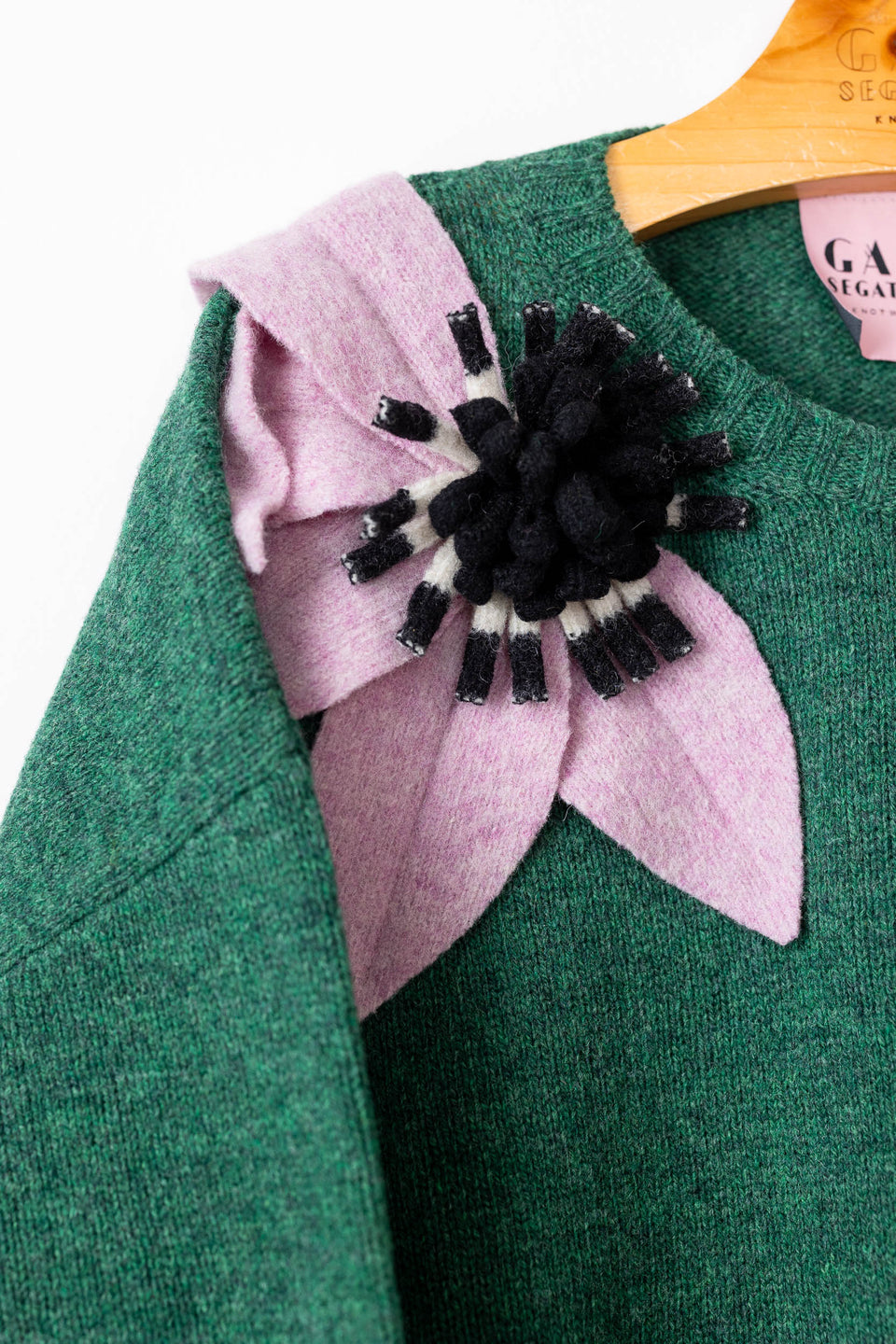 Bloom - quadrifoglio fiore rosa baby e b/n