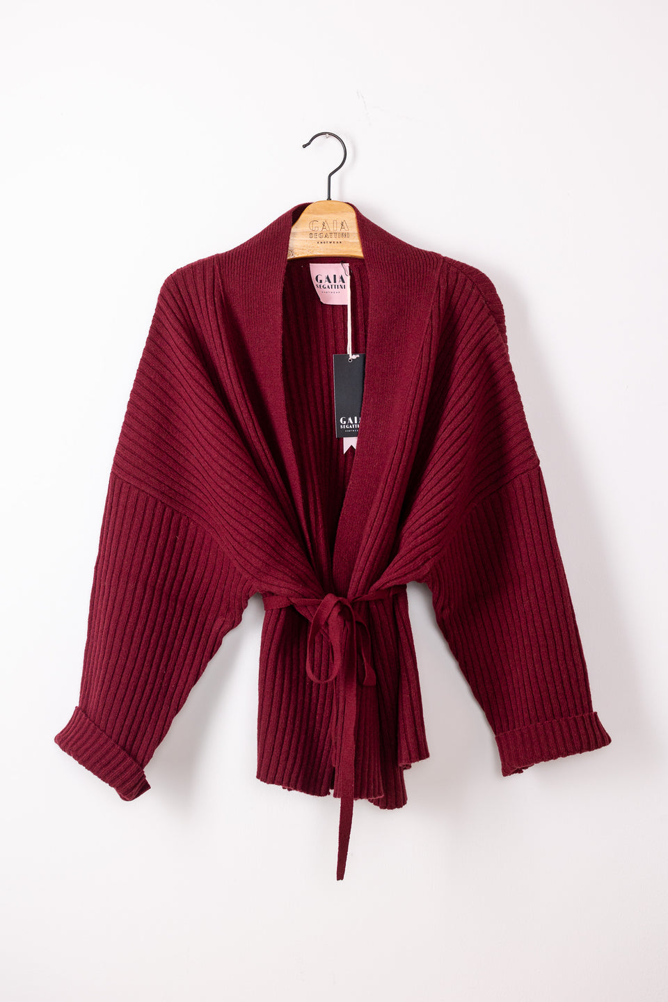 friend cardigan - wine 