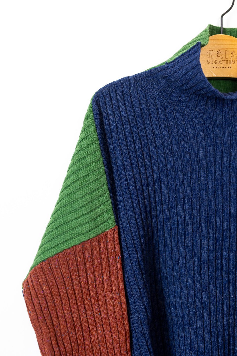 Friend limited - denim, oliva e terracotta tweed