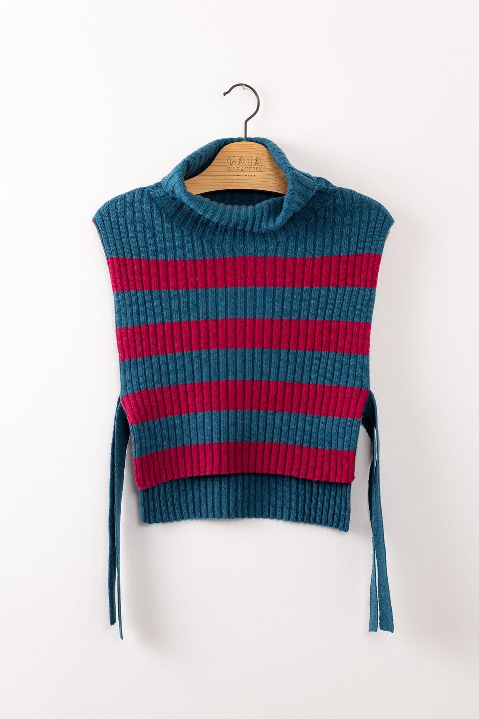 little friend - striped turquoise cherry - one size