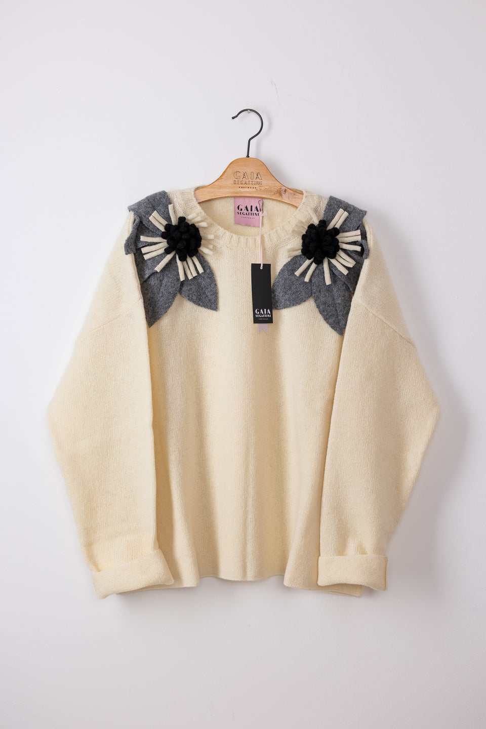 Bloom - latte fiore grigio mélange e b/n