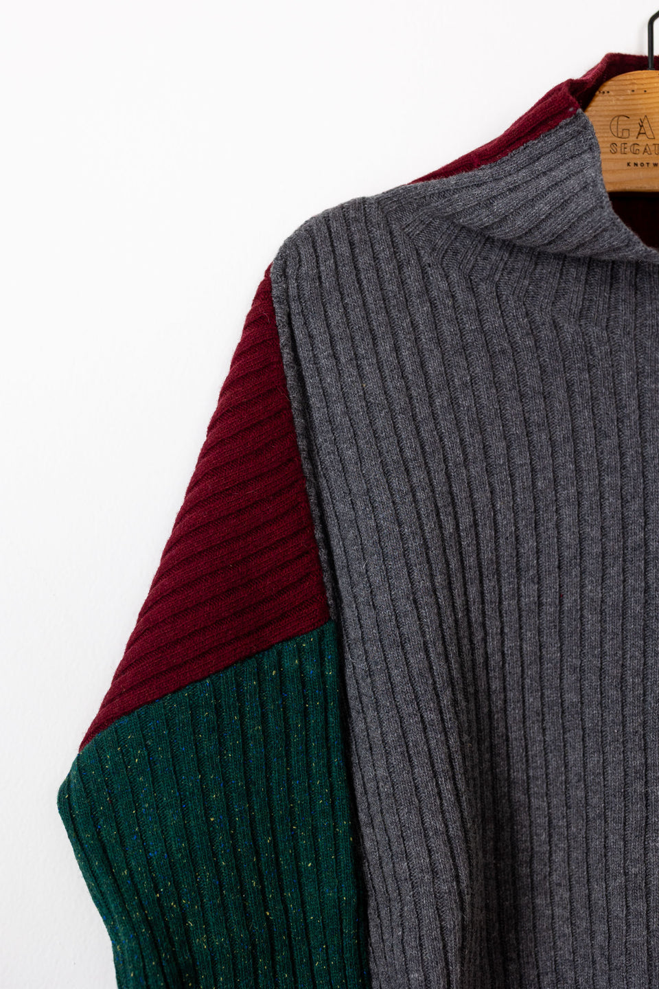 Friend limited - grigio mélange, vino e bottiglia tweed