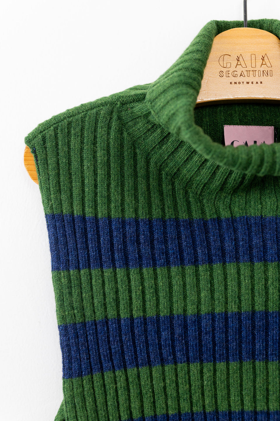 little friend - striped forest denim