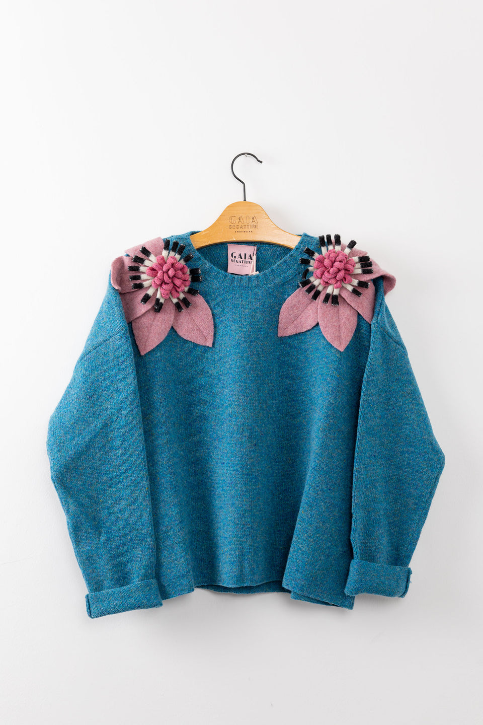 Bloom - turchese fiore confetto, b/n e pink