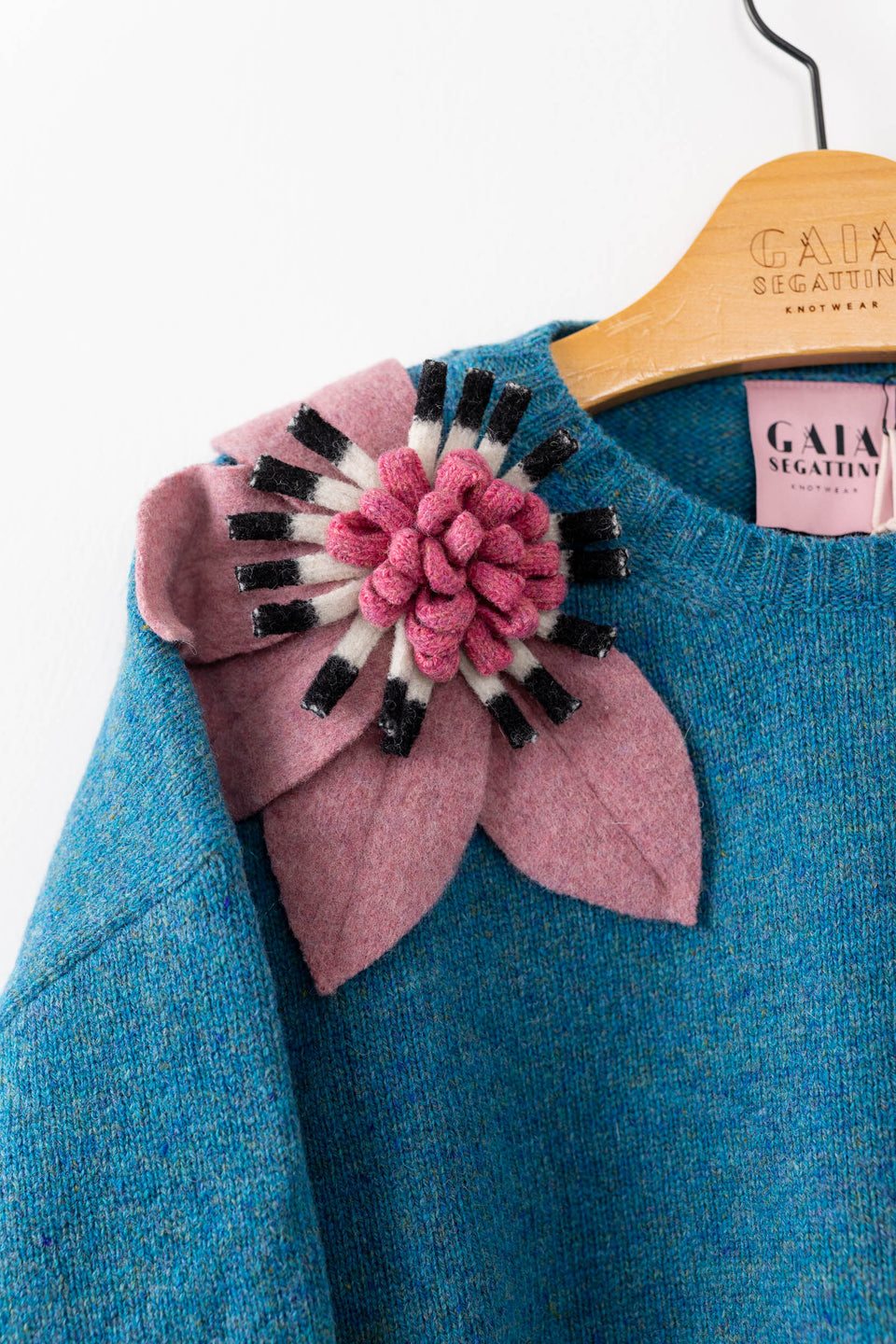 Bloom - turchese fiore confetto, b/n e pink