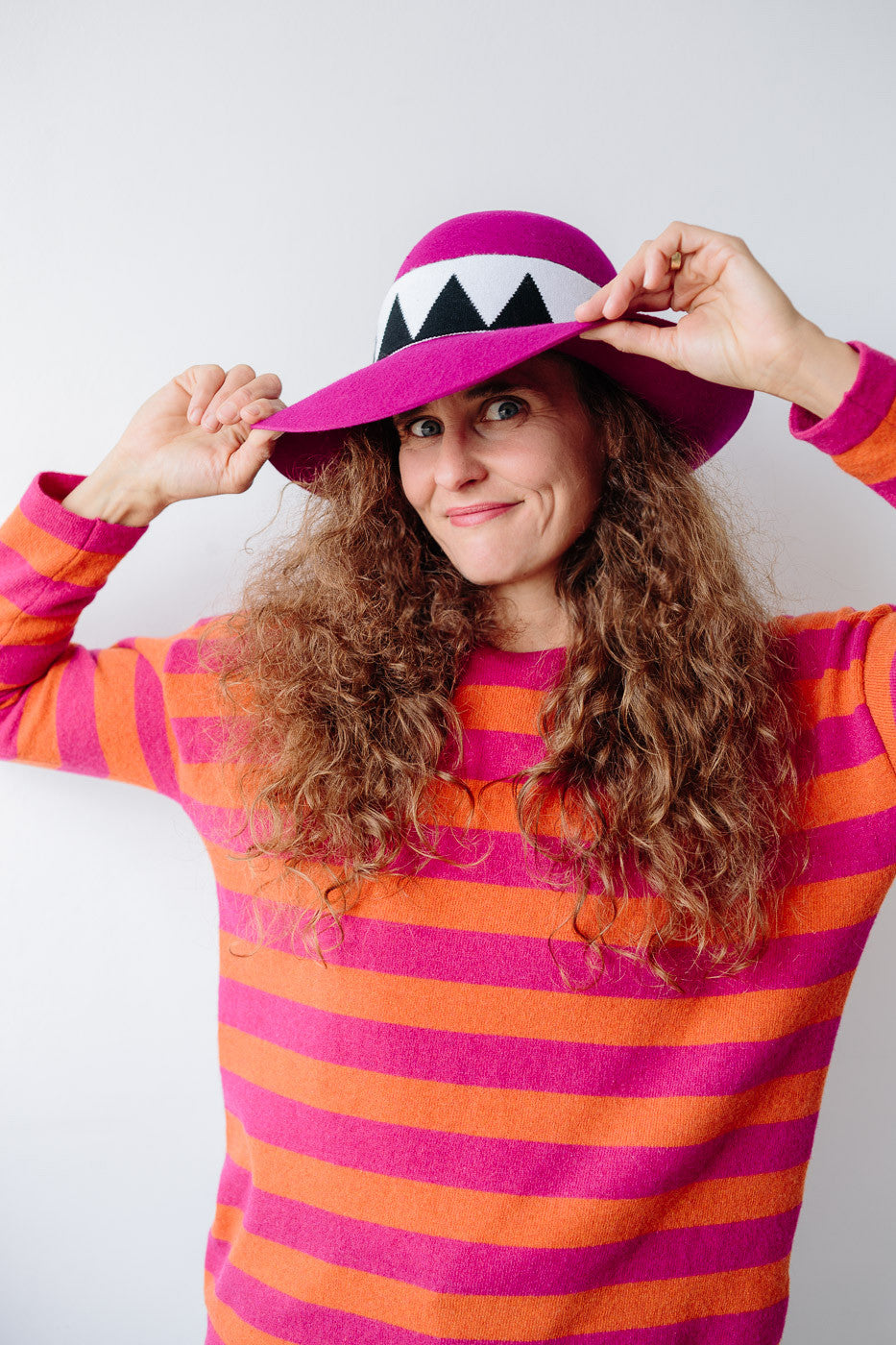 Foldable felt hat top